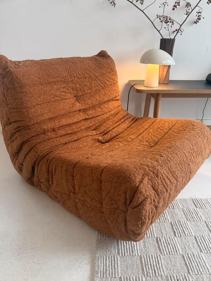 Togo chair design stoel, Huis en Inrichting, Banken | Sofa's en Chaises Longues, Nieuw, Eenpersoons, Minder dan 150 cm, Stof, Ophalen of Verzenden