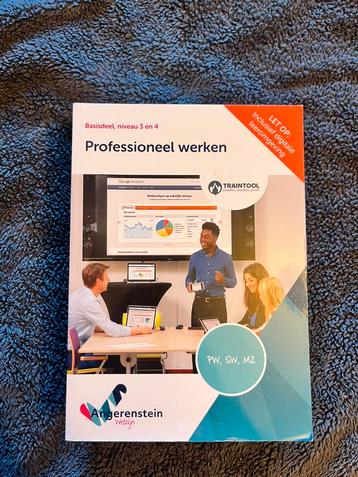 Boek professioneel werken beschikbaar voor biedingen