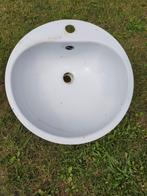 VINTAGE emaille in/opbouw wasbak, Ophalen of Verzenden, Gebruikt, Gas