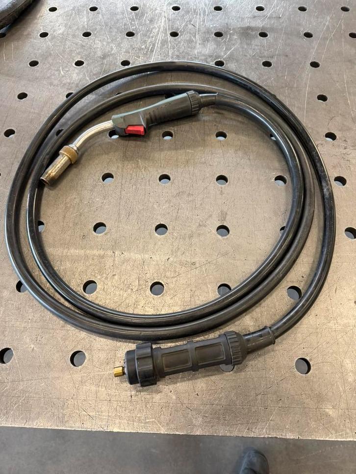 MIG/MAG lastoorts MB15 – 4 meter – Euro aansluiting, Doe-het-zelf en Verbouw, Gereedschap | Lasapparaten, Gebruikt, Co2, 150 tot 250 ampère