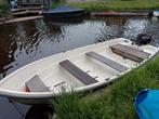 Vis en tourboot Terhi 440 met motor 15pk, Watersport en Boten, Vis- en Consoleboten, Ophalen, 10 tot 30 pk, Gebruikt, 3 tot 6 meter