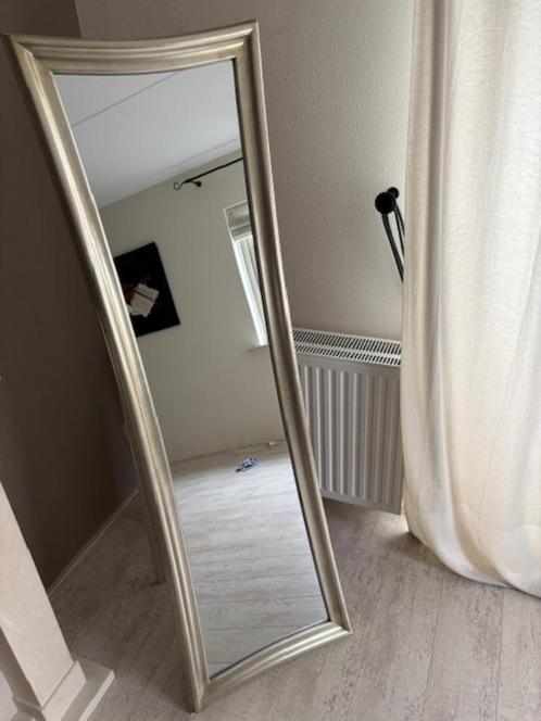Staande spiegel, zilver, klassiek, Huis en Inrichting, Woonaccessoires | Spiegels, Zo goed als nieuw, 50 tot 75 cm, 150 tot 200 cm