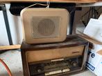 Oude Radio met Speaker - Vintage, Antiek en Kunst, Antiek | Gereedschap en Instrumenten, Ophalen