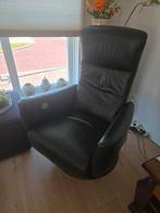 Hukla-relaxfauteuil met draaivoet en elektrische bediening, Huis en Inrichting, Stoelen, Ophalen, Gebruikt, Eén