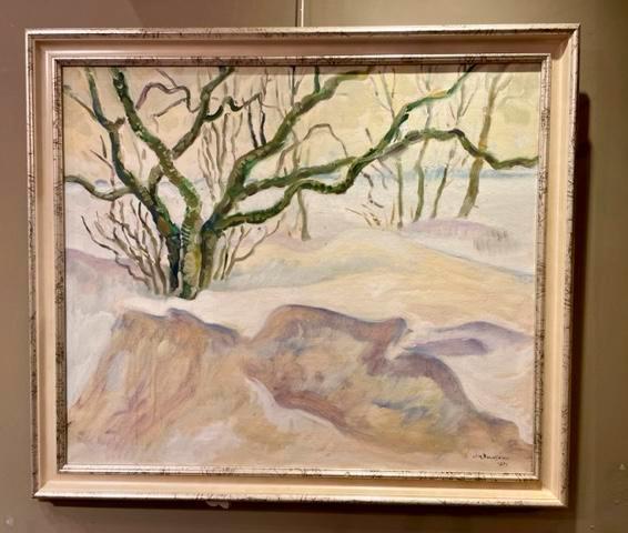 Wim Bouwsema Groninger Ploeg, drie schilderijen, olieverf., Antiek en Kunst, Kunst | Schilderijen | Klassiek, Ophalen of Verzenden