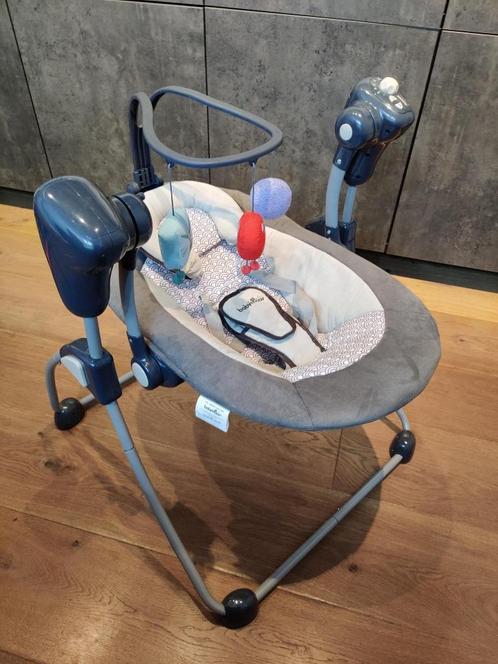 Baby automatische wipstoel, Kinderen en Baby's, Wipstoeltjes, Gebruikt, Wipstoel, Overige merken, Met gordel(s) of riempje(s)