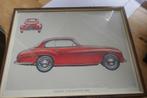 Ferrari type 166 inter 1949 tekening, Ophalen of Verzenden, Zo goed als nieuw, Auto's