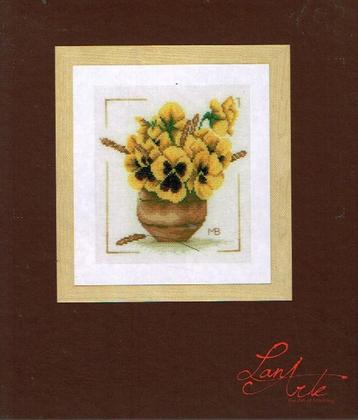 Cado sale marjolein bastin borduurpakket, yellow violets 071 beschikbaar voor biedingen
