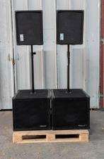 ✅Bagg end Eminence pa systeem compleet, Gebruikt, Info@verbuntaudio.nl, Overige typen, 120 watt of meer
