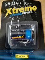 Xtreme power CR123A, Audio, Tv en Foto, Accu's en Batterijen, Nieuw, Ophalen of Verzenden