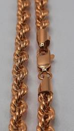 gouden rope ketting 14kt, Www.bredajuwelier.nl, Nieuw, Ophalen of Verzenden, Www.bredajuwelier.nl