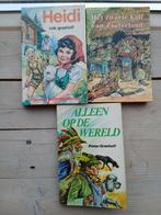 3 Oude Pocketboekjes: Heidi, Zoeloeland, Alleen op de wereld, Boeken, Ophalen of Verzenden, Gelezen