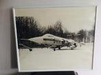 Luchtmacht foto Starfighter straaljager in sneeuw jaren 60, Verzamelen, Ophalen of Verzenden, Luchtmacht, Nederland, Foto of Poster