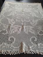 Vintage Gehaakt Tafelkleed Crème, Antiek en Kunst, Antiek | Kleden en Textiel, Ophalen of Verzenden