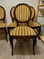 Set van 4 klassieke stoelen, Huis en Inrichting, Stoelen, Ophalen, Gebruikt, Bruin, Klassiek