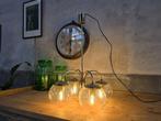 Vintage Jaren 70 Kroonluchter Goud | Boheems Bollen Lamp, Huis en Inrichting, Lampen | Hanglampen, Gebruikt, Ophalen of Verzenden
