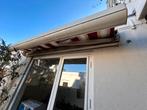 Elektrisch zonnescherm 240 cm breed, Ophalen, Zo goed als nieuw, Knikarmscherm, Elektrisch