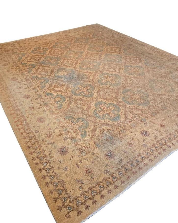 XXL Groot Ziegler Perziesch Tapijt 380x310 wollen vloerkleed, Huis en Inrichting, Stoffering | Tapijten en Kleden, Zo goed als nieuw