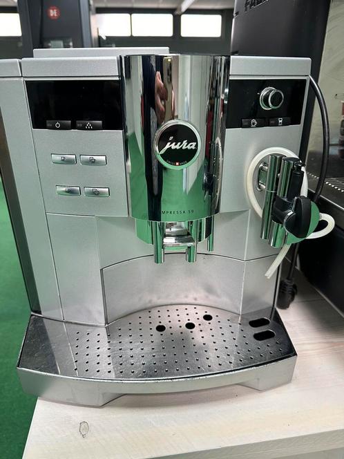 Jura S9 one touch zilver met servicebeurt en garantie, Witgoed en Apparatuur, Koffiezetapparaten, Gebruikt, Koffiebonen, Espresso apparaat