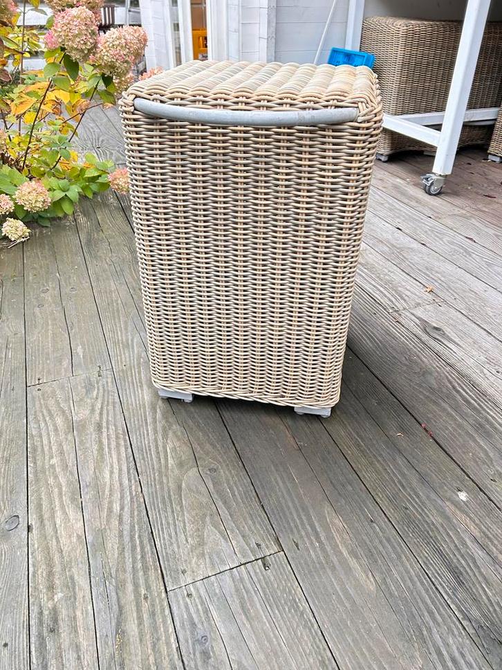 Wicker Barkrukken (11 stuks), Tuin en Terras, Tuinstoelen, Gebruikt, Wicker, Ophalen