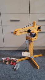 Hape Houten Hijskraan, Kinderen en Baby's, Speelgoed | Houten speelgoed, Ophalen, Zo goed als nieuw, Overige typen