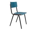 Zuiver Back to school stoel blauw | 8 stuks | €139 p.s. nu, Nieuw, Zuiver, Zuiver, Vijf, Zes of meer stoelen