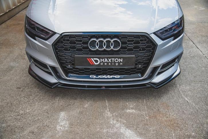 Maxton Design Front Splitter V.3 Audi S3 / A3 S-Line 8V FL, Auto diversen, Tuning en Styling, Ophalen of Verzenden