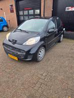 Peugeot 107 2010 airco, Auto's, Voorwielaandrijving, Stof, Zwart, Zwart