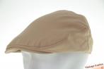 Platte pet flatcap beige microvezel maat 58, 59 en 60 nieuw, Kleding | Heren, Hoeden en Petten, Ophalen of Verzenden, Nieuw, 58 of 59 cm (L, 7¼ of ⅜ inch)