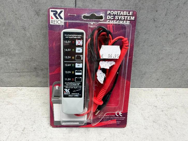 Reich Portable DC System Checker - NIEUW - 11209, Caravans en Kamperen, Kampeeraccessoires, Nieuw, Ophalen of Verzenden