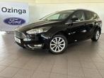 Ford FOCUS Wagon 125 pk Titanium 73.000km! nwe distributie!, 65 €/maand, Gebruikt, Euro 6, Zwart