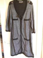 Carmakoma zgan gebreid zwart/zilver gemelleerd vest 48, Kleding | Dames, Truien en Vesten, Zwart, Maat 46/48 (XL) of groter, Ophalen of Verzenden