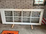Binnendeur met glazen ruitjes, Doe-het-zelf en Verbouw, Deuren en Horren, Ophalen, 80 tot 100 cm, Binnendeur, Zo goed als nieuw