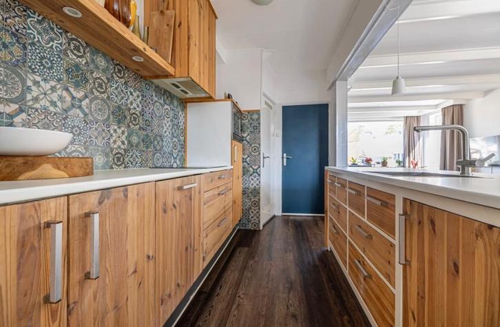 Complete keuken met eiland incl. alle inbouwapparatuur, Huis en Inrichting, Keuken | Complete keukens, Gebruikt, Overige typen