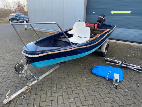 Vaarklaar plezierboot, trailer en motor, Watersport en Boten, Overige Watersport en Boten, Gebruikt, Ophalen of Verzenden