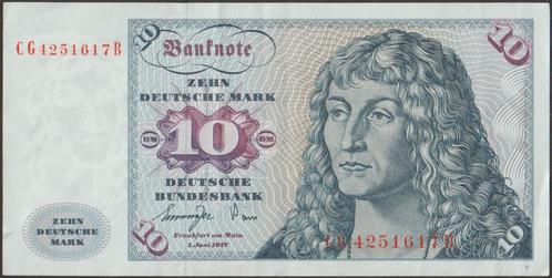 Duitsland 10 mark 1-6-1977 VF p.31b (# 68), Postzegels en Munten, Bankbiljetten | Europa | Niet-Eurobiljetten, Los biljet, Duitsland
