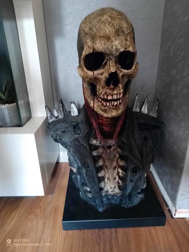 Gothic Torso Beeld - Skelet Decoratie, Antiek en Kunst, Kunst | Beelden en Houtsnijwerken, Ophalen of Verzenden