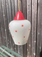 Vintage hang lamp 60s, Huis en Inrichting, Lampen | Hanglampen, Gebruikt, Vintage, Ophalen of Verzenden, Glas