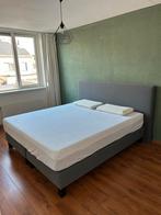 Grijs Bed met Hoofdbord van het merk Emma, Ophalen, Zo goed als nieuw, Twijfelaar, 120 cm