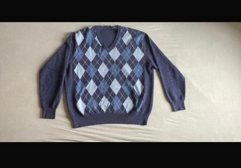 Il Granchio argyle trui – blauw – maat S – old money stijl, Kleding | Heren, Truien en Vesten, Zo goed als nieuw, Maat 46 (S) of kleiner