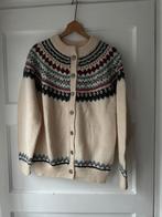 Vintage 100% wollen vest Dale of Norway M L 40 42, Ophalen of Verzenden, Zo goed als nieuw, Maat 38/40 (M), Blauw