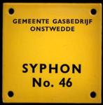 EMAILLE BORDJE Gemeente Onstwedde, Ophalen of Verzenden