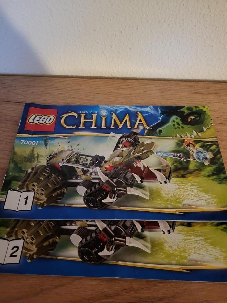 2X Lego Chima: 70001 en 70125, Kinderen en Baby's, Speelgoed | Duplo en Lego, Gebruikt, Lego, Complete set, Ophalen of Verzenden