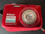 NIKON Coolpix te koop, defect! 14mp!, Audio, Tv en Foto, Fotocamera's Digitaal, Gebruikt, Ophalen of Verzenden, Nikon