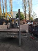 40 stuks 10x10x260cm hardhouten palen azobé, gebruikt, Ophalen of Verzenden, Nieuw, 250 cm of meer, Palen