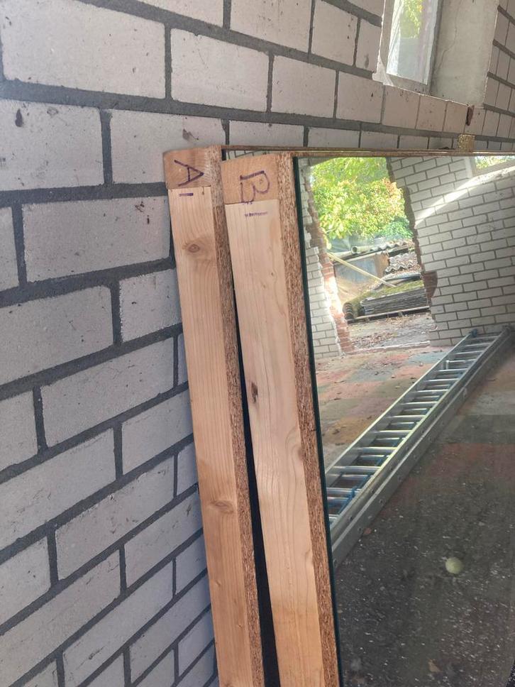 2 Verrijdbare Spiegels - Demontabel Onderstel, Sport en Fitness, Ballet, Gebruikt, Ophalen