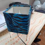Tafellamp, zebraprint, Huis en Inrichting, Lampen | Tafellampen, Ophalen, Zo goed als nieuw, Minder dan 50 cm, Modern