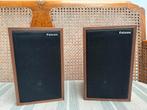 Nieuw Falcon LS3/5A Gold Badge Walnoot Monitor Speakers, Ophalen of Verzenden, Nieuw, Front, Rear of Stereo speakers