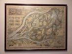 Ingelijste kaart van de Biesbosch, Ophalen, 1800 tot 2000, Nederland, Landkaart