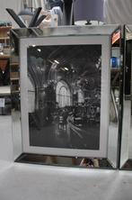 2x schilderij 2x spiegel met spiegellijst Eric Kuster stijl, Ophalen, Zo goed als nieuw, Minder dan 100 cm, Rechthoekig